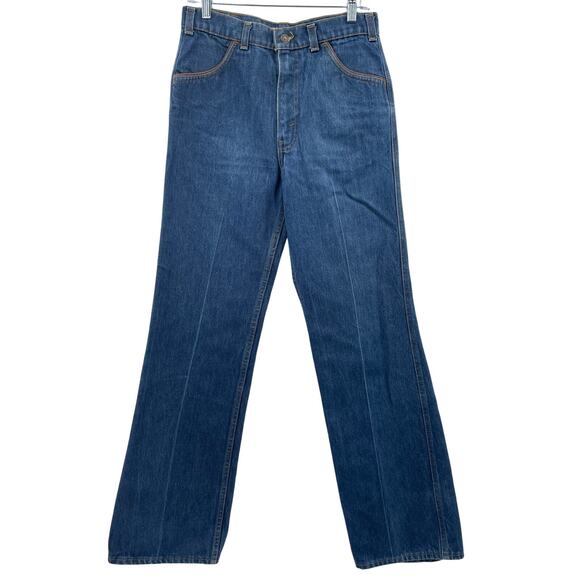 Vtg. Levis Orange Tab Jeans Rare Corduroy Pocket, Tag Sz 31 x 32/ Actual 29 x 32 - Picture 1 of 9